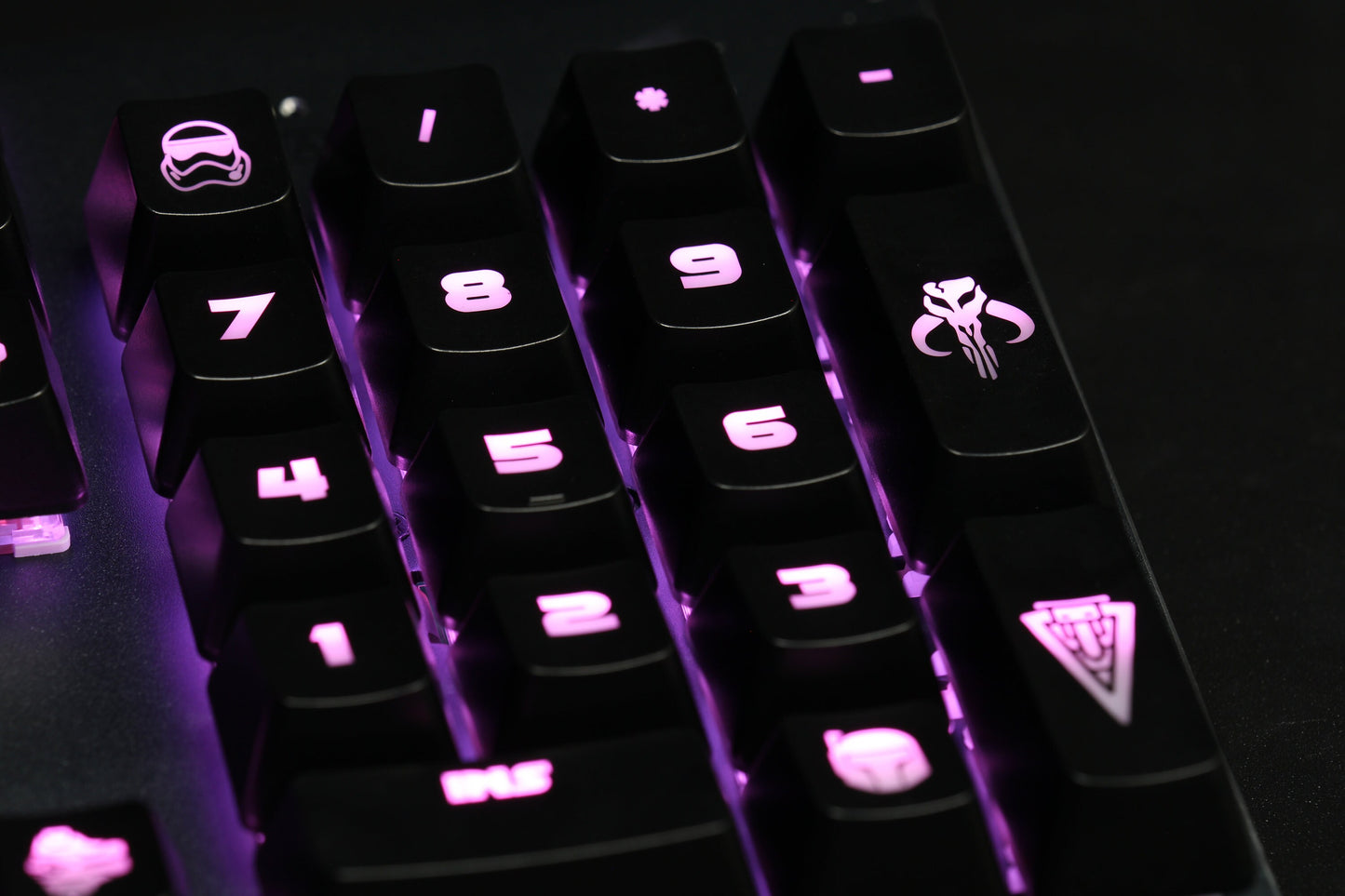 Starwars Themed Keycap Set Backlit