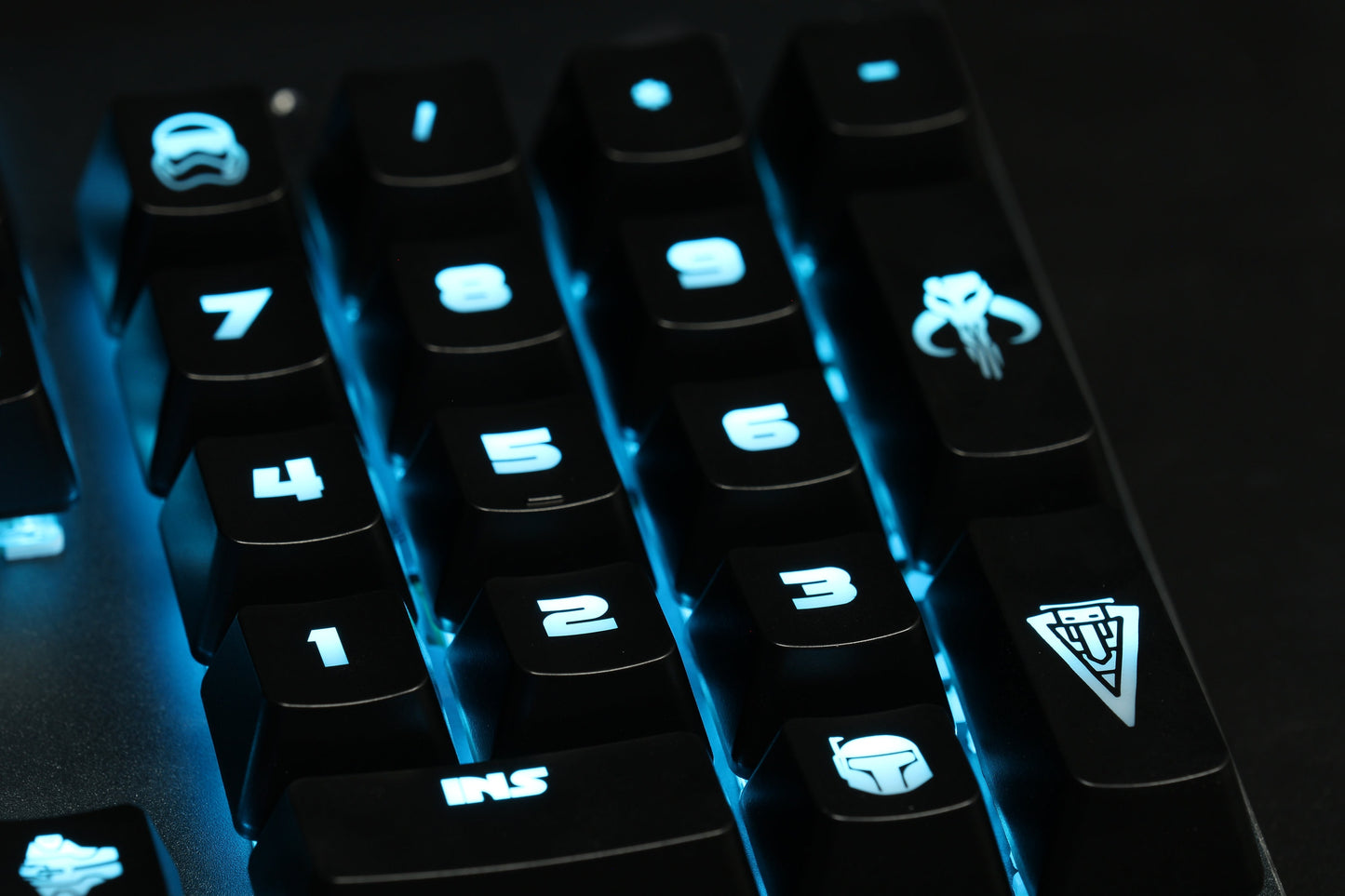 Starwars Themed Keycap Set Backlit