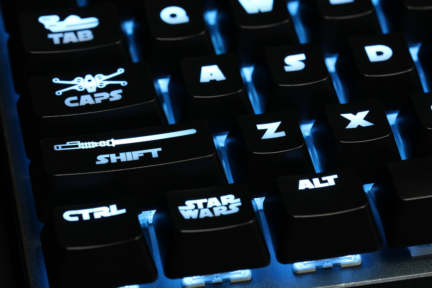 Starwars Themed Keycap Set Backlit