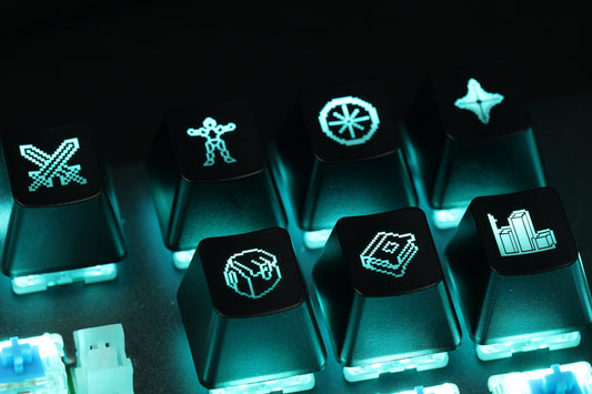 Runescape Inventory Menu Icons backlit keycaps